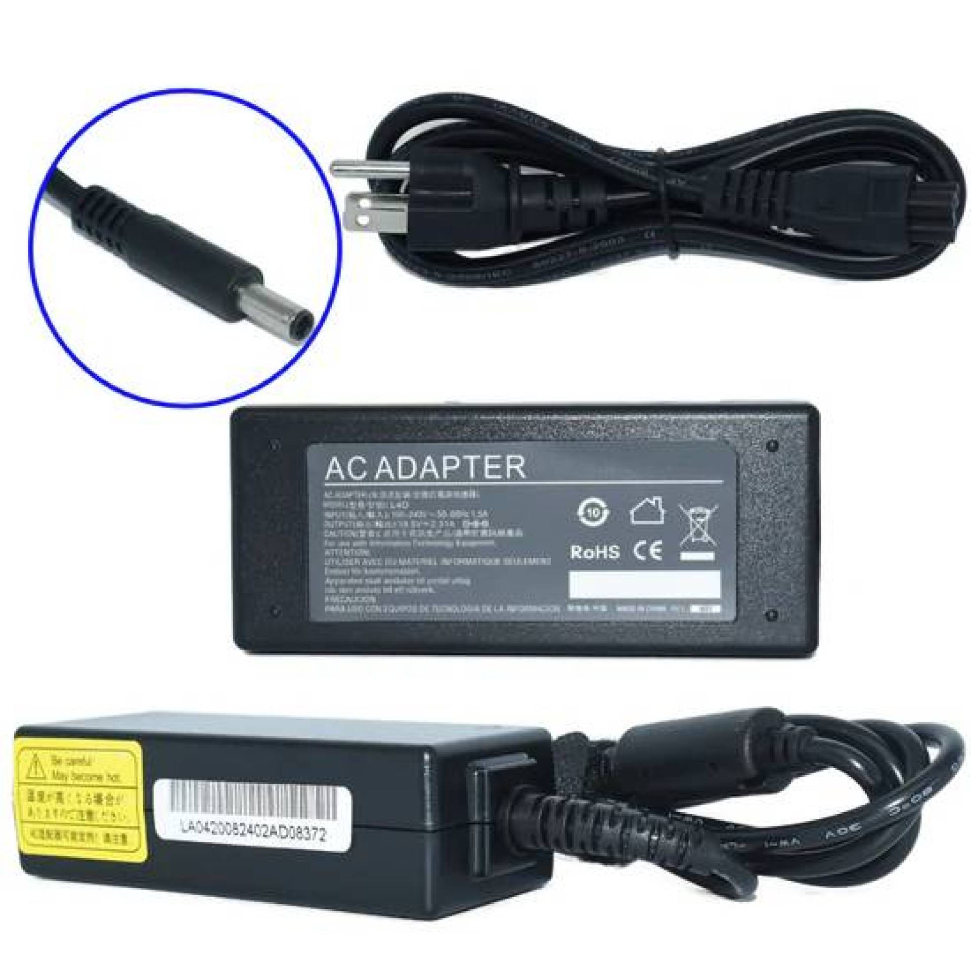Cargador / Adaptador para Laptop GENERICO AC-DELL-65W de 65W 19.5V 3.34A (4.5*3.0) –