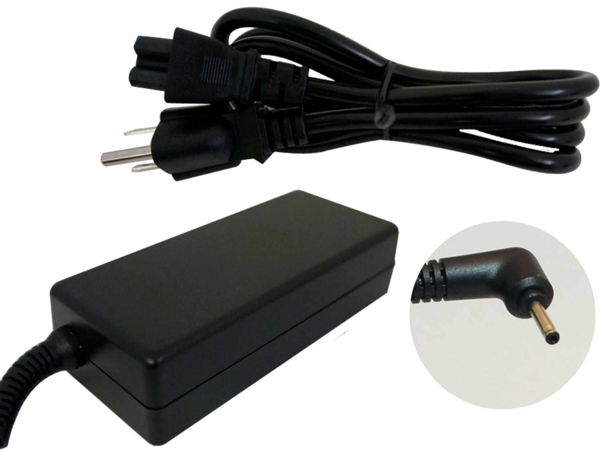 Cargador / Adaptador para Laptop GENERICO AC-ASUS-AGUJA  de 40W 19V-2.1A (2.5*0.7) –