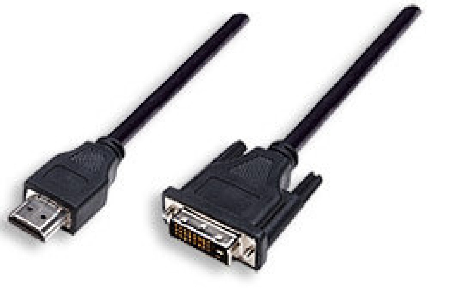 372503 Cable HDMI Macho a DVI-D 24+1 Macho – Enlace Dual, Negro, 1.8m.