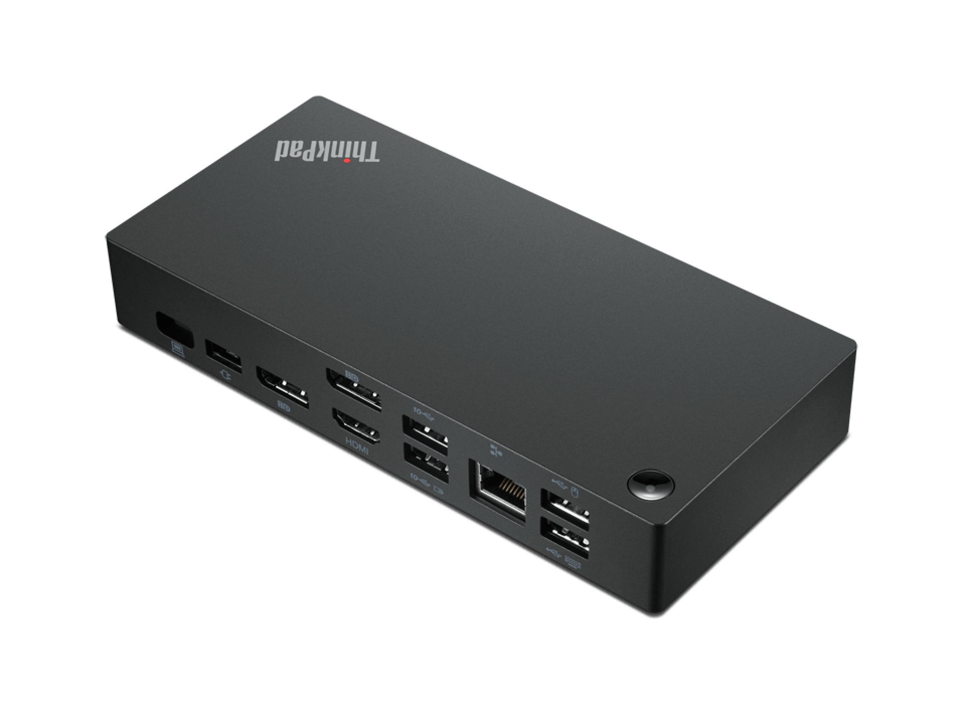 Docking Station ThinkPad Universal USB-C 40AY0090US – HDMI, DisplayPort. Color Negro