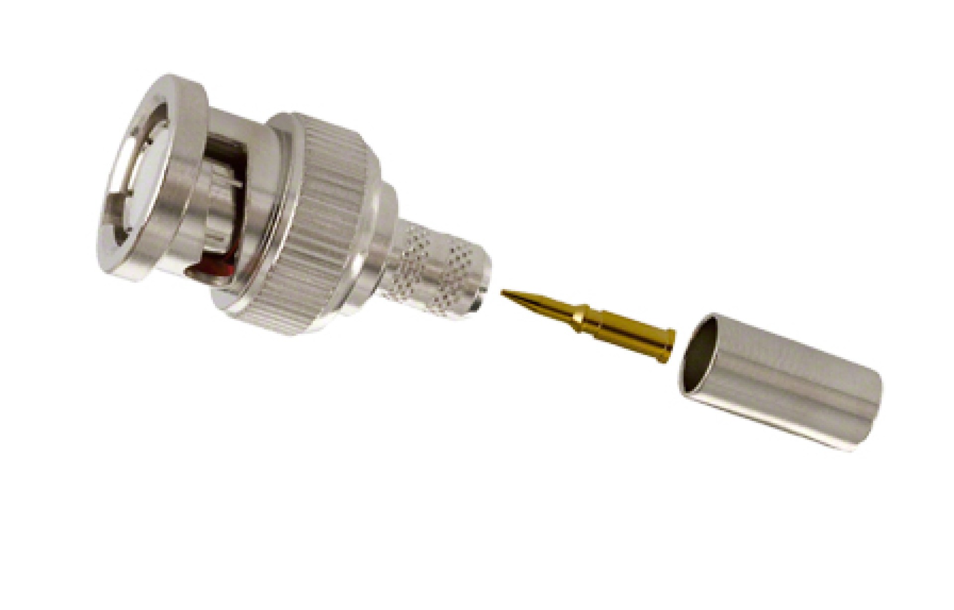 Conector BNC macho para cable coaxial RG59 –