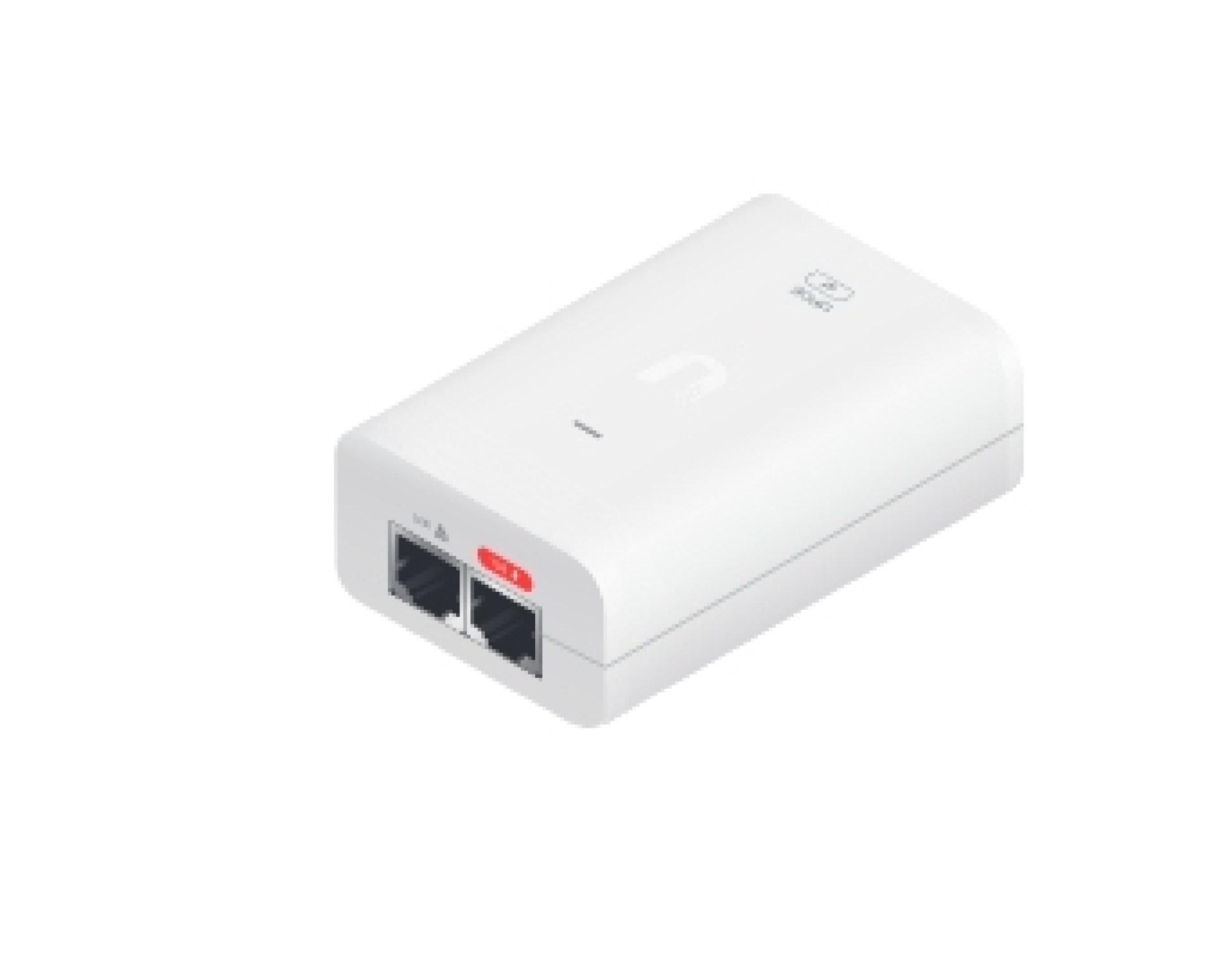 Adaptador PoE Ubiquiti af (48 VDC – 0.32 A) puerto Gigabit, ideal para equipos UniFi