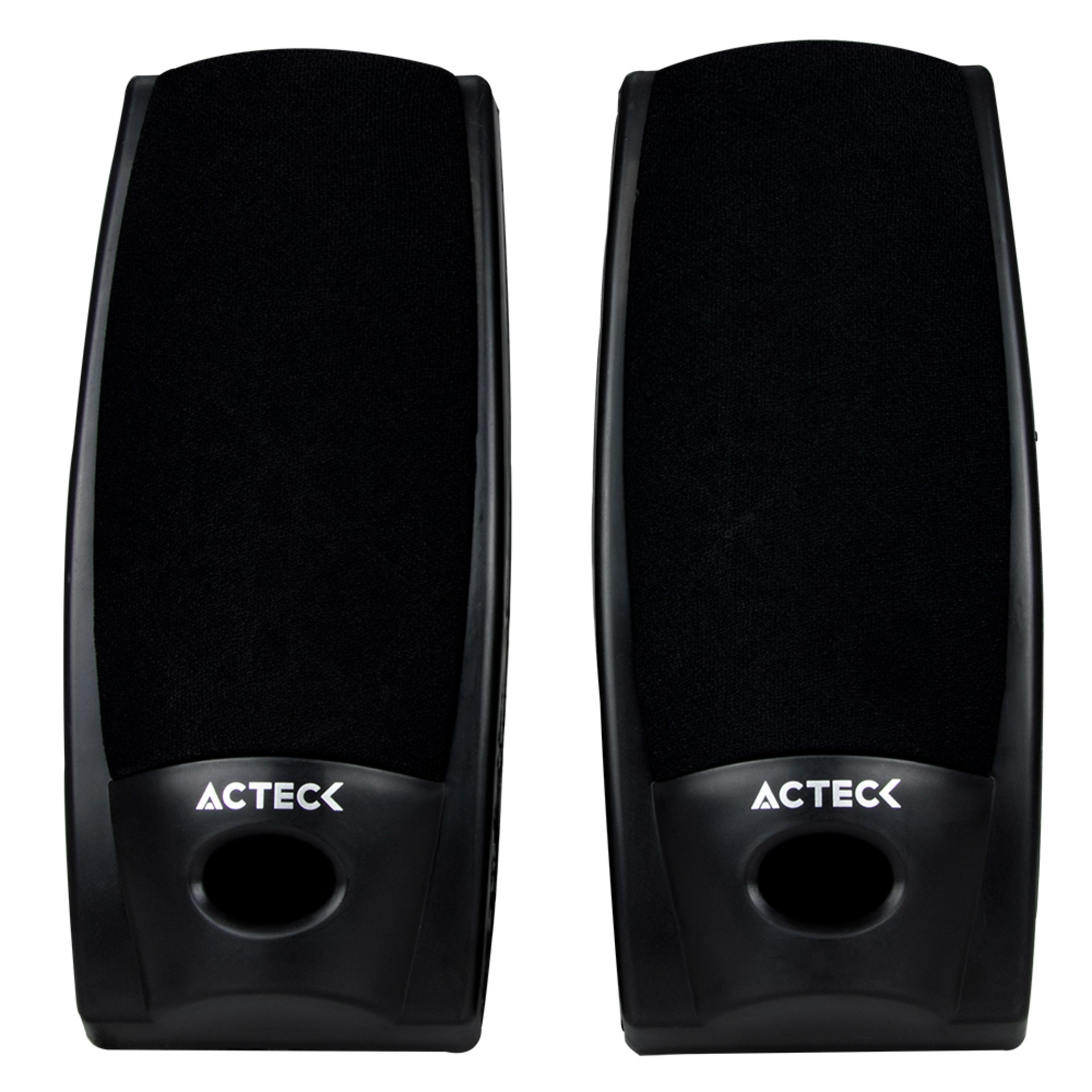Bocinas Estéreo 2.0 ACTECK Auxiliar 3.5 MM 1.2 M Negro AX-2500 –