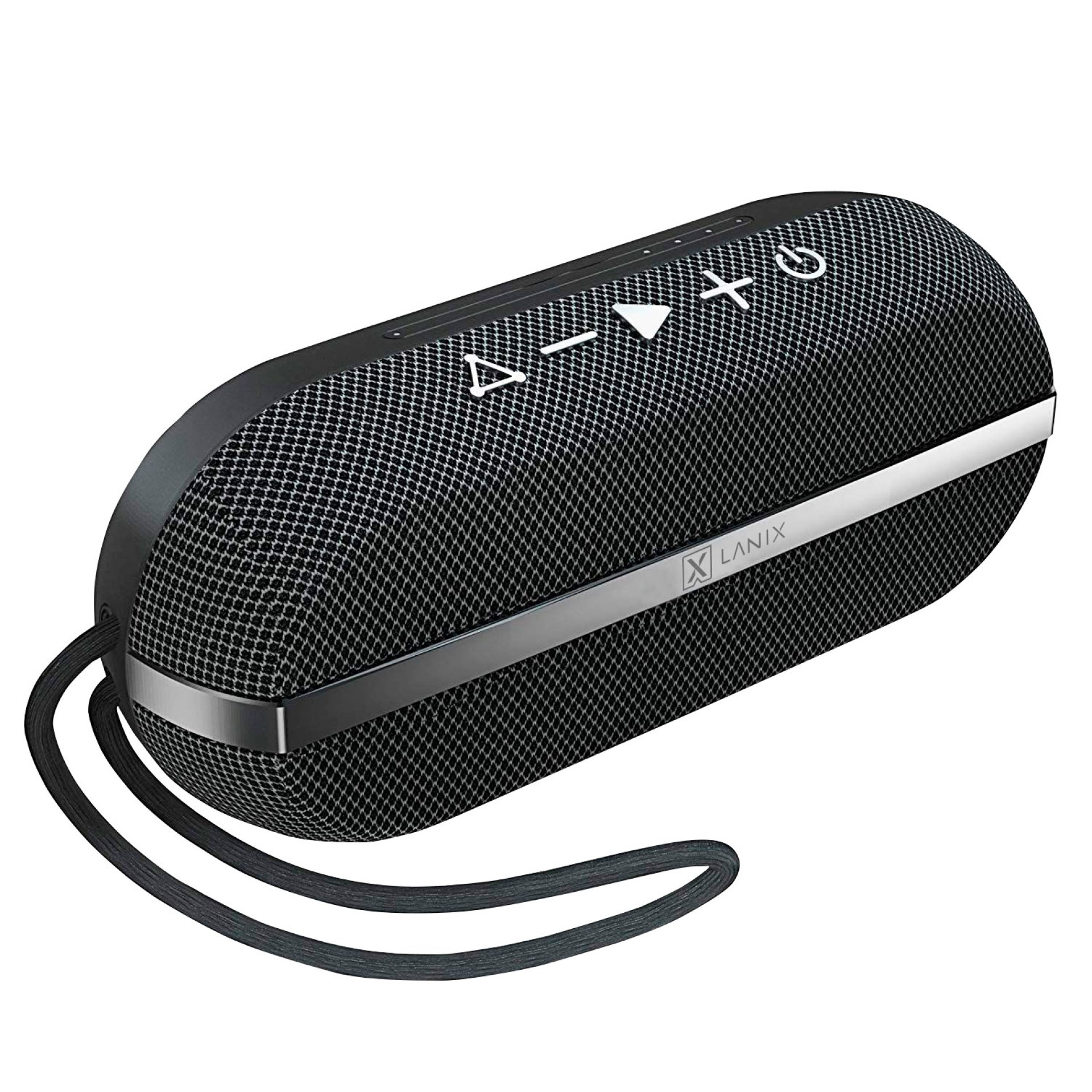 Bocina Bluetooth  LANIX 11327 – LXSP PRT, Altavoz portátil, estéreo, Negro, 12 W