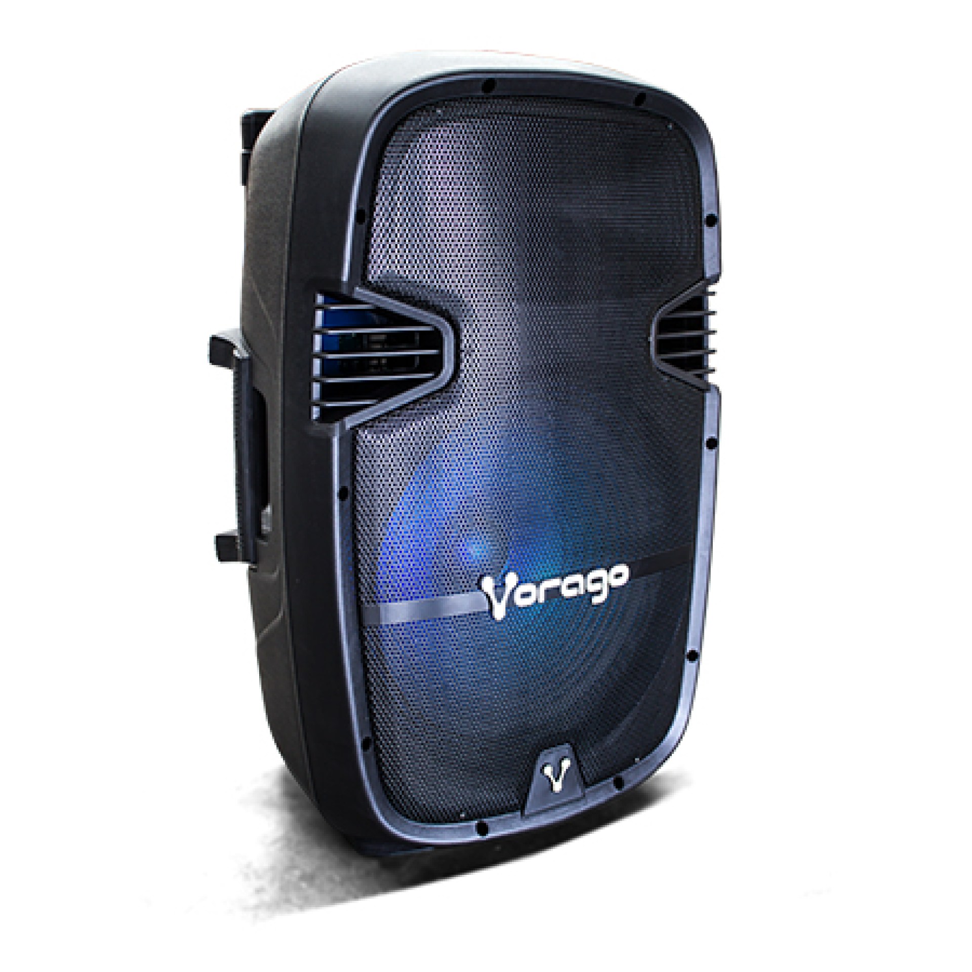 Bocina Bafle VORAGO KSP-500 – 100 W, Negro, Bluetooth