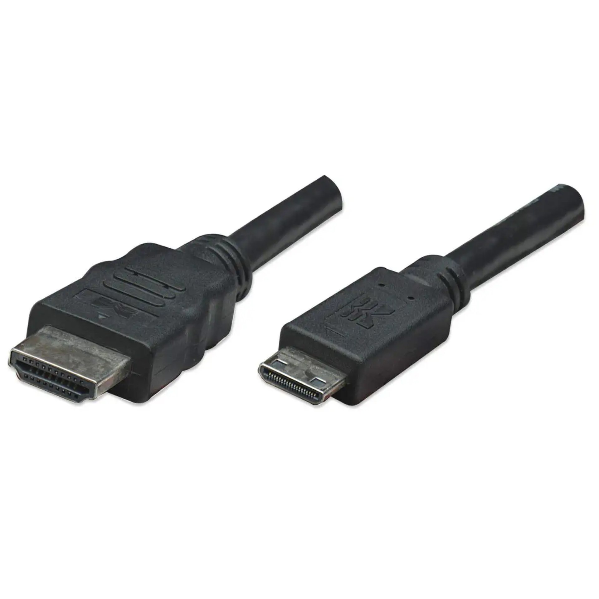 304955 Cable Mini HDMI macho a HDMI macho – Blindado, Negro, 1.8 mts, Soporta una resolución de 4K, video en 3D y color intenso.