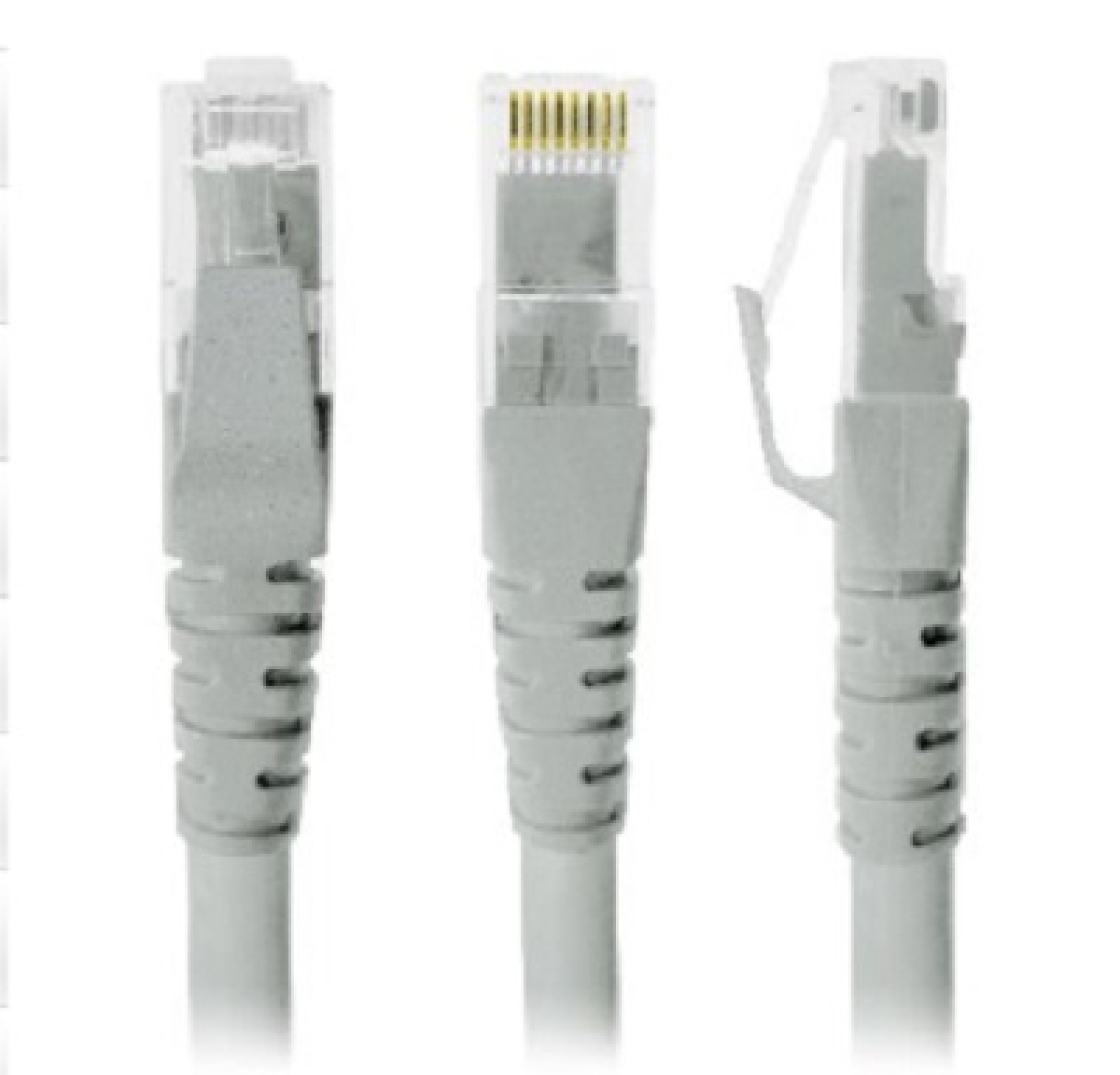 Cable de Red – Cat5e, 2 Mts, RJ-45, RJ-45, 100  cobre, Macho/Macho, contactos c/baño de oro, Gris, 497141 BROBOTIX
