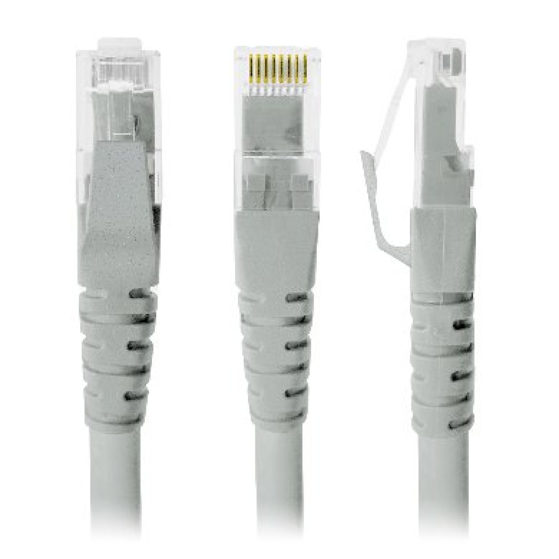 Cable de Red – Cat5e, 3 Mts, RJ-45, RJ-45, 100  cobre, Macho/Macho, contactos c/baño de oro, Gris, 497158 BROBOTIX
