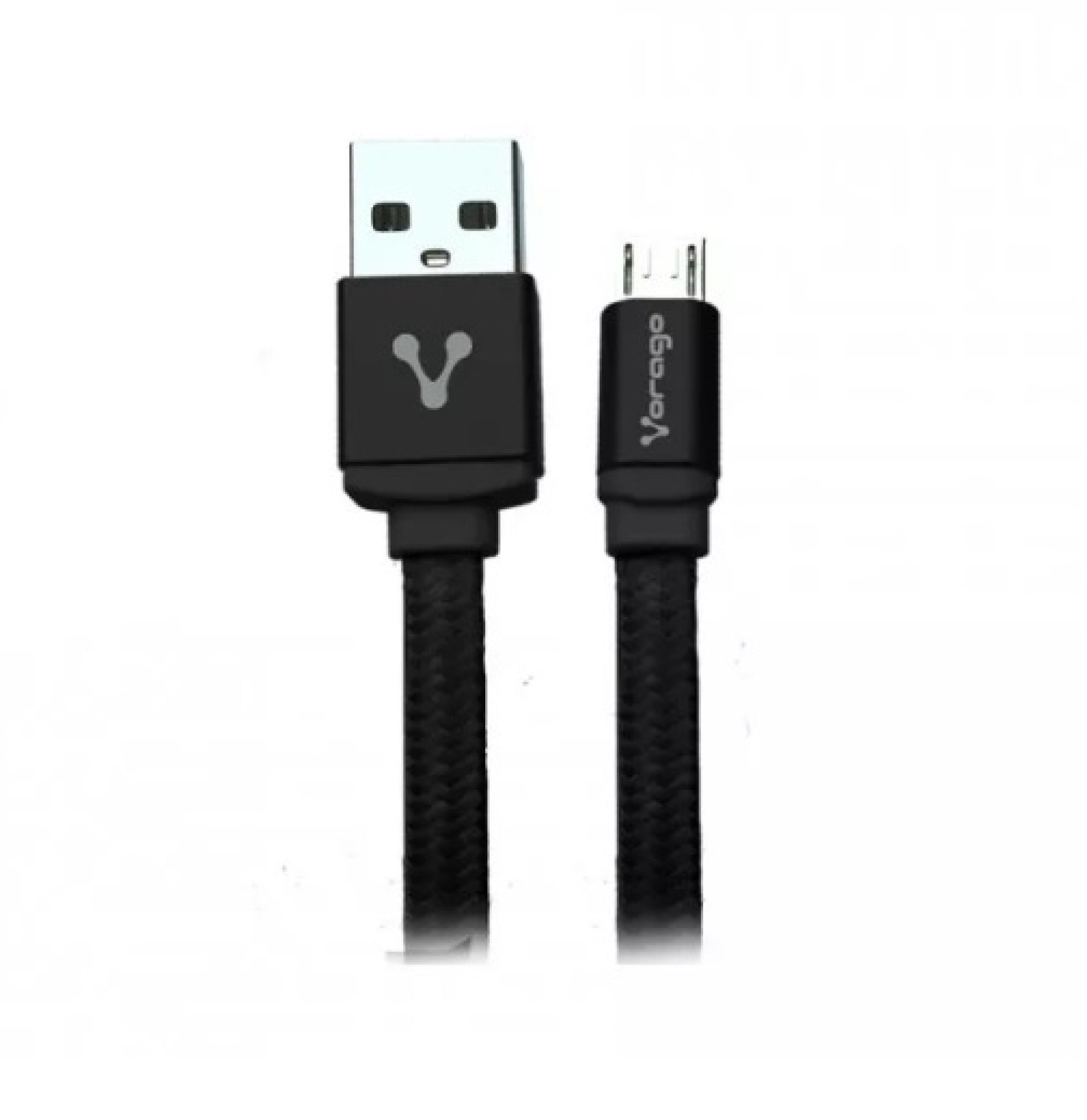 Cable USB a  Micro USB VORAGO  CAB-212 – USB, Micro USB, 2 m, Negro