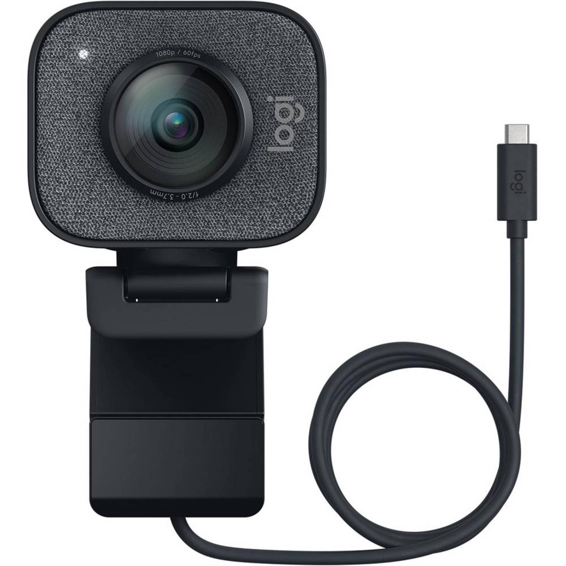 StreamCam LOGITECH 960-001280 – USB-C, Negro