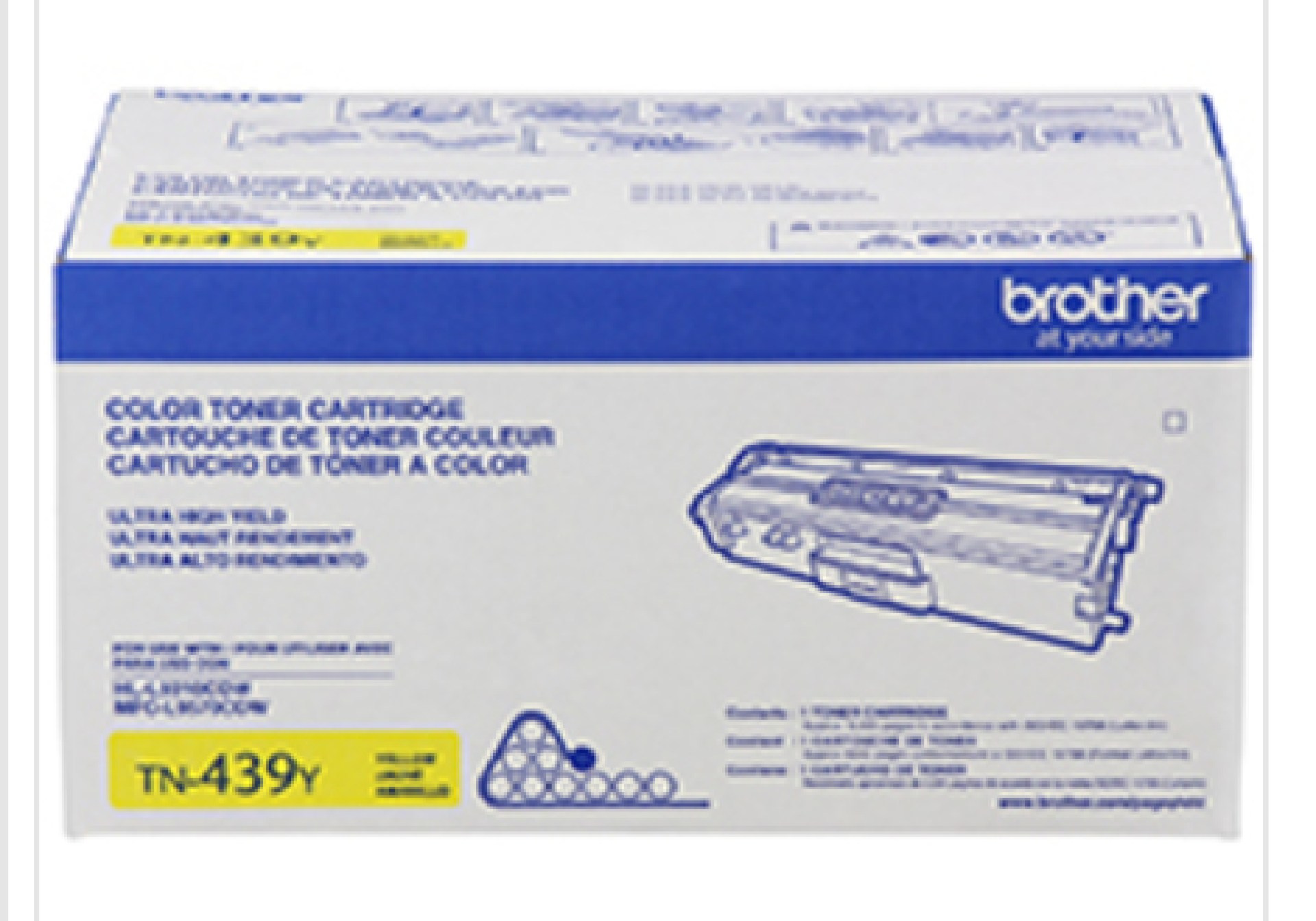 Tóner Brother Valor TN439Y amarillo – rendimiento aproximado 9, 000 páginas, compatible con HLL9310CDW, MFCL9570CDW