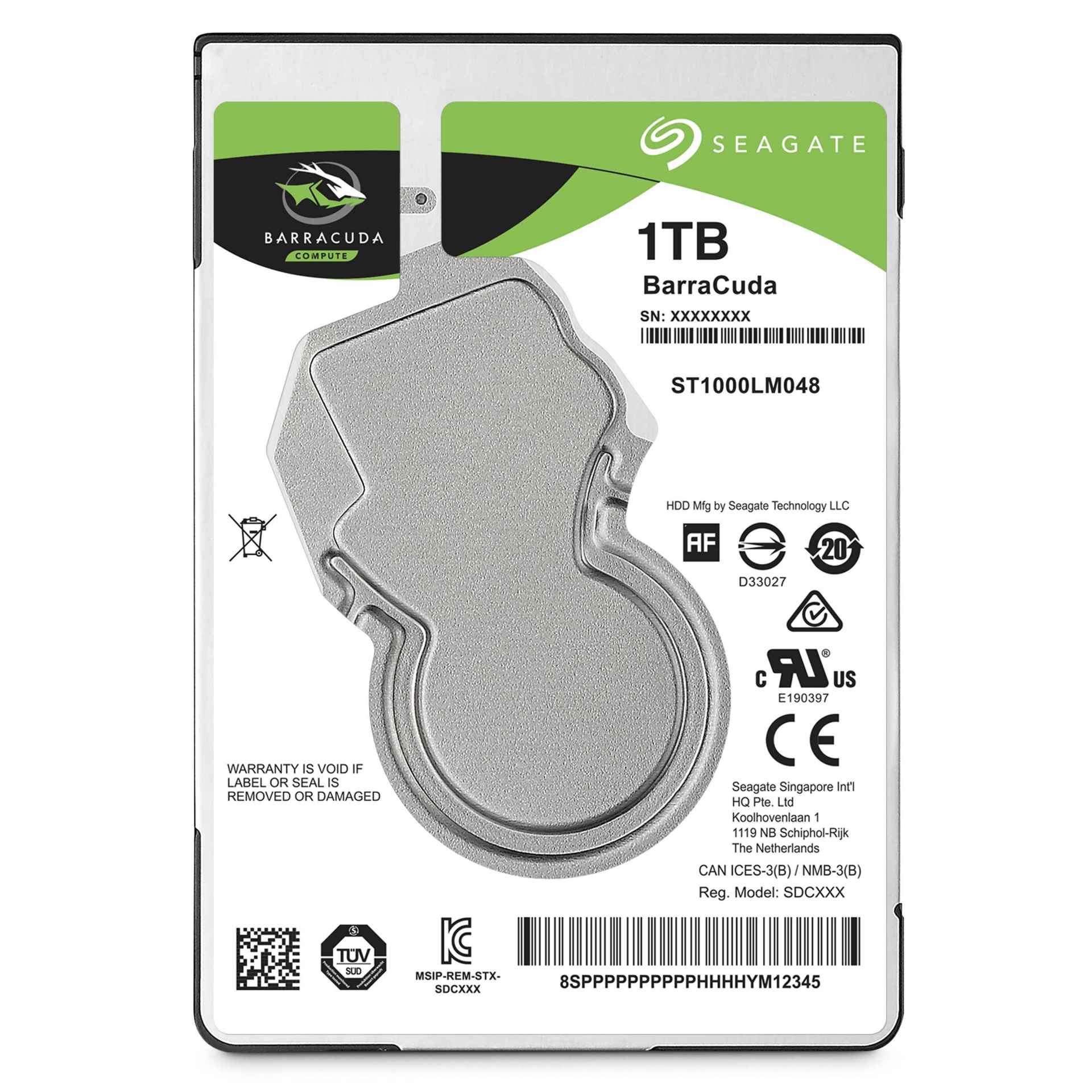 Disco Duro SEAGATE ST1000LM048 – 1 TB, Serial ATA III, 5400 RPM, 2.5 pulgadas