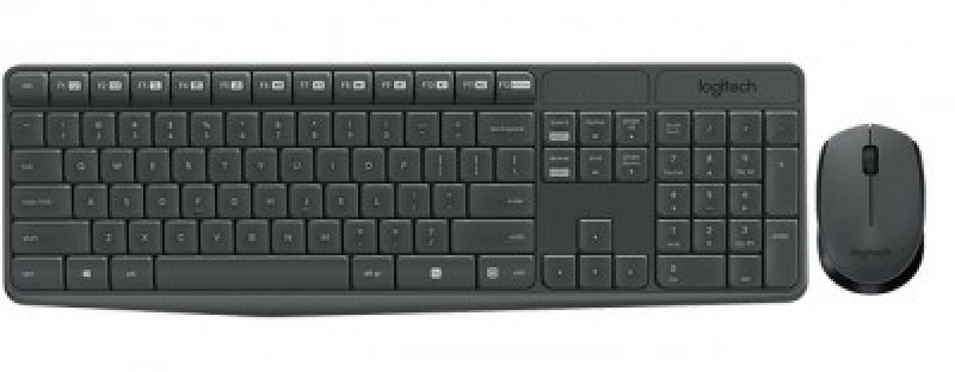 Kit de Teclado y Mouse LOGITECH – Negro, 10 m