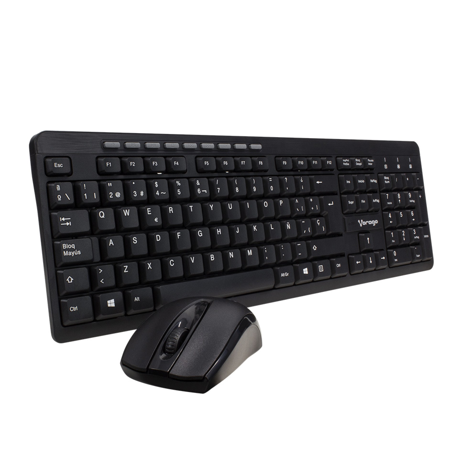 Kit Teclado y Mouse Inalámbricos VORAGO KM-304 – 10 metros