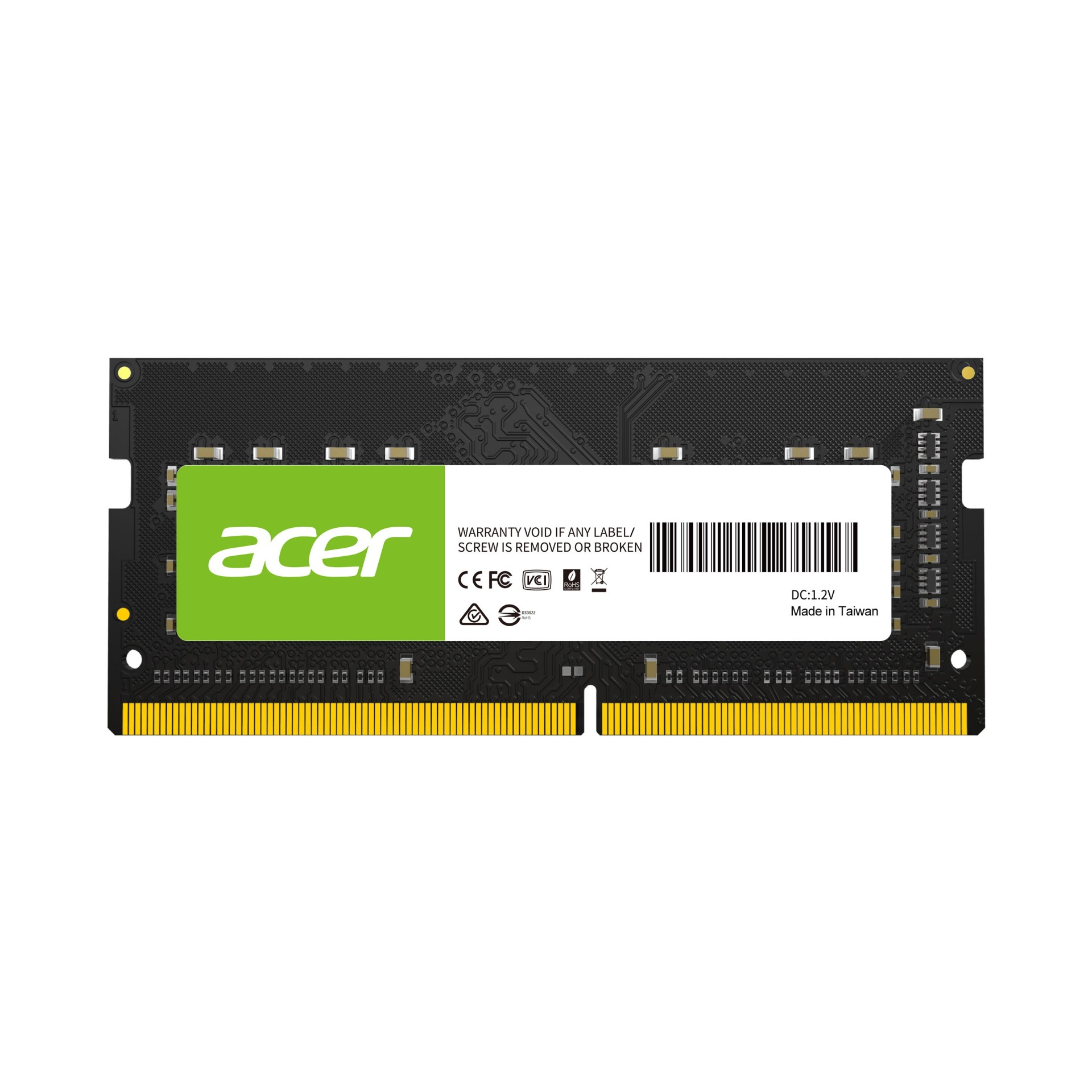 Memoria DDR4 ACER modelo SD100 de 16GB SODIMM 2666Mhz BL.9BWWA.210 –