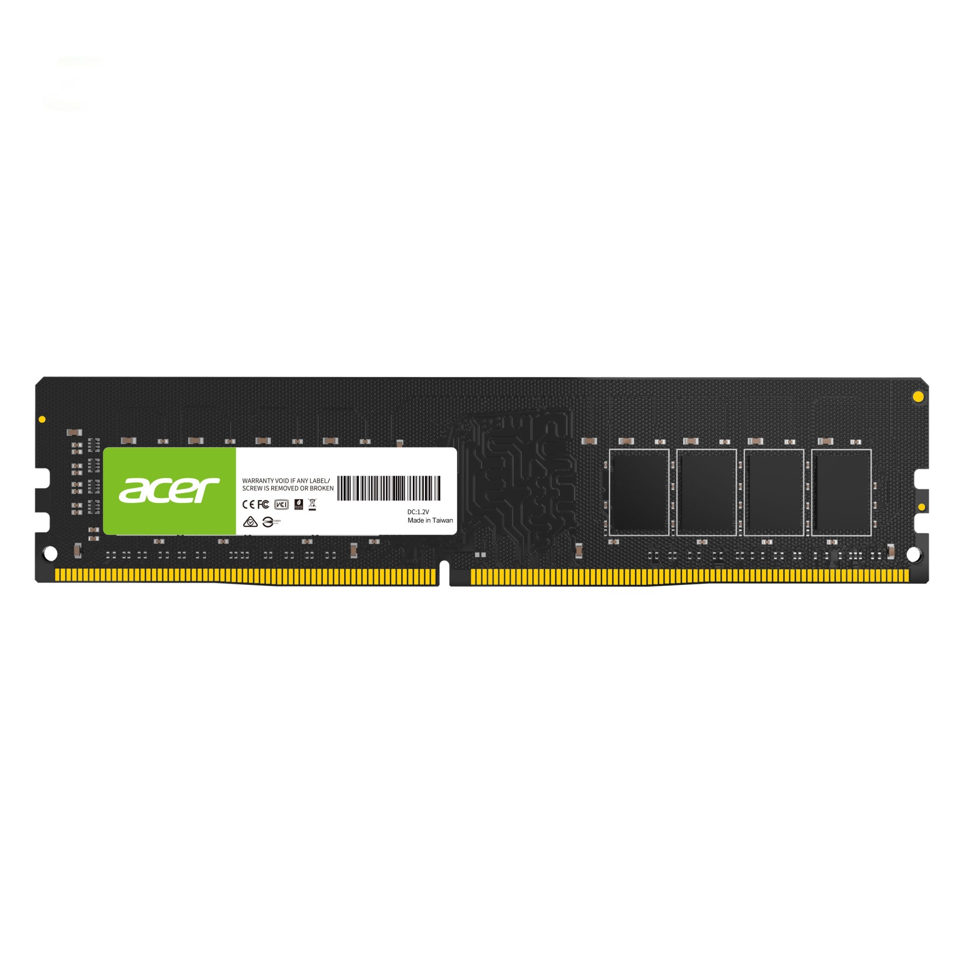 Memoria DDR4 ACER modelo UD100 de 16GB UDIMM 2666Mhz BL.9BWWA.226 –
