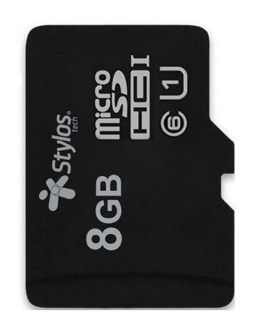 Memoria Micro SD 8GB S/A Stylos. STMSDS1B –