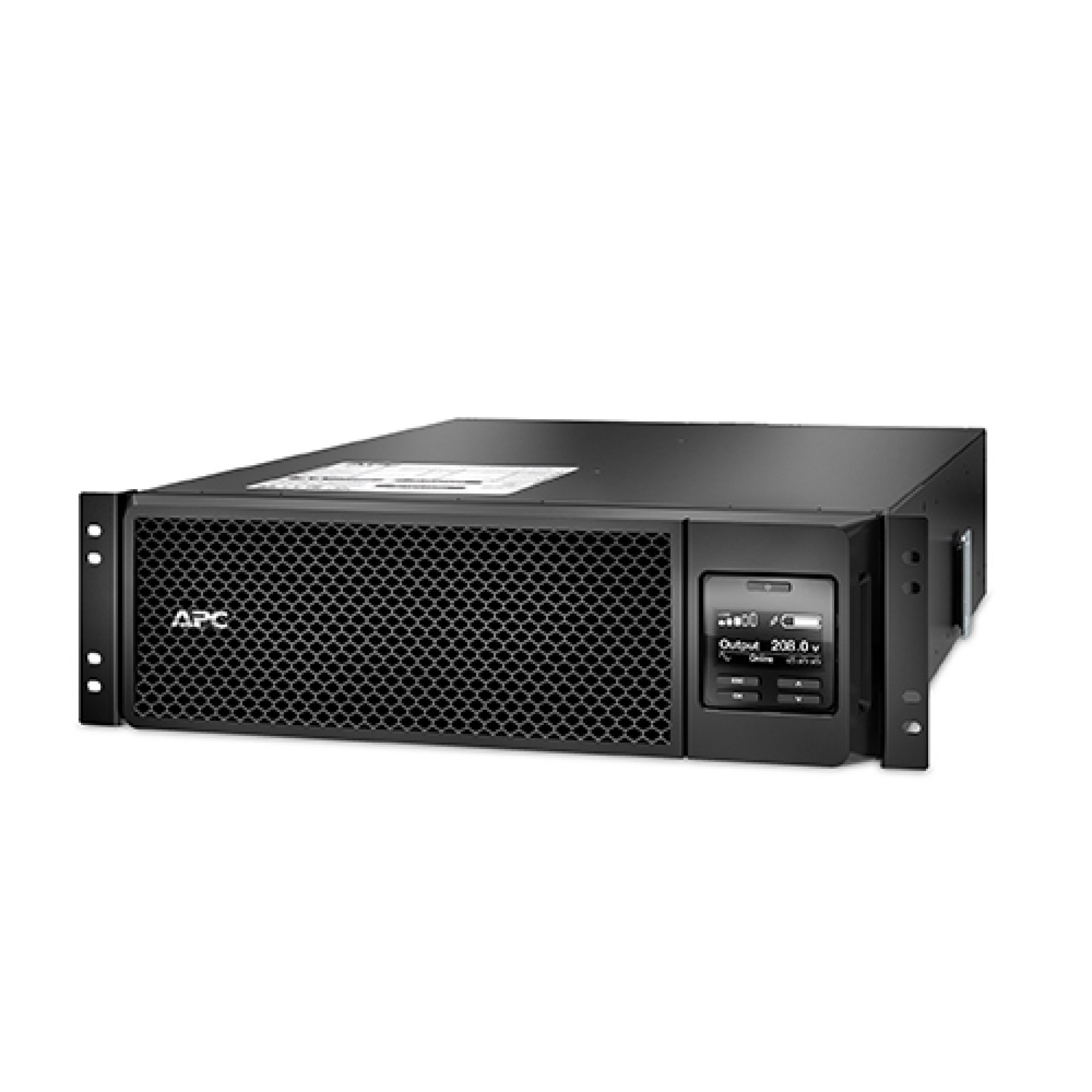 No Break capacidad 5000vas – 4800 watts, 208v, APC SRT5KRMXLT, 5000 VA, 4250 W, 1, 50 h, Negro, Industrial y Oficina