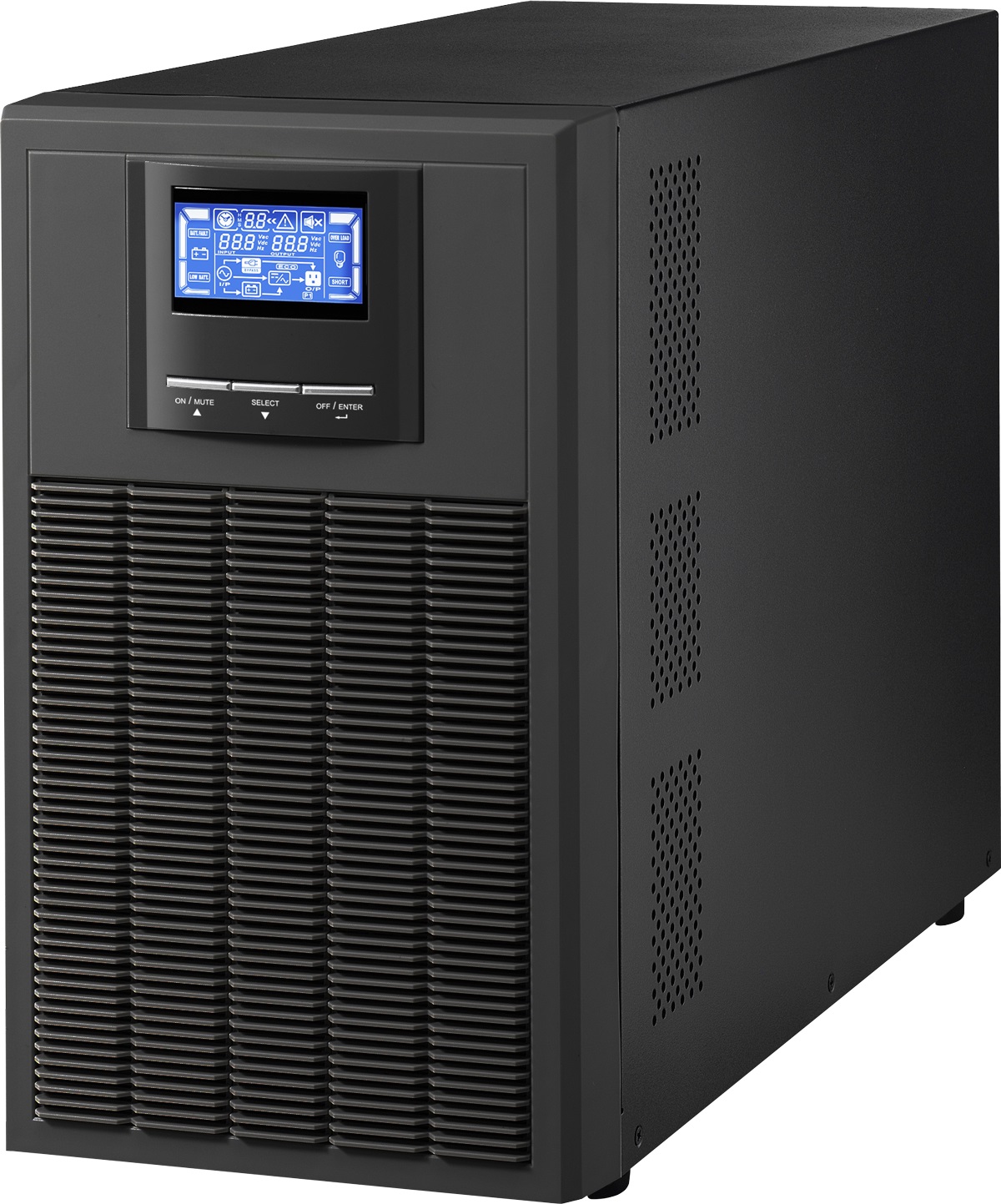 UPS Online con Doble Conversión Torre VICA GAMMA 3K – 3000 VA, 2700 W, 4 h, Negro