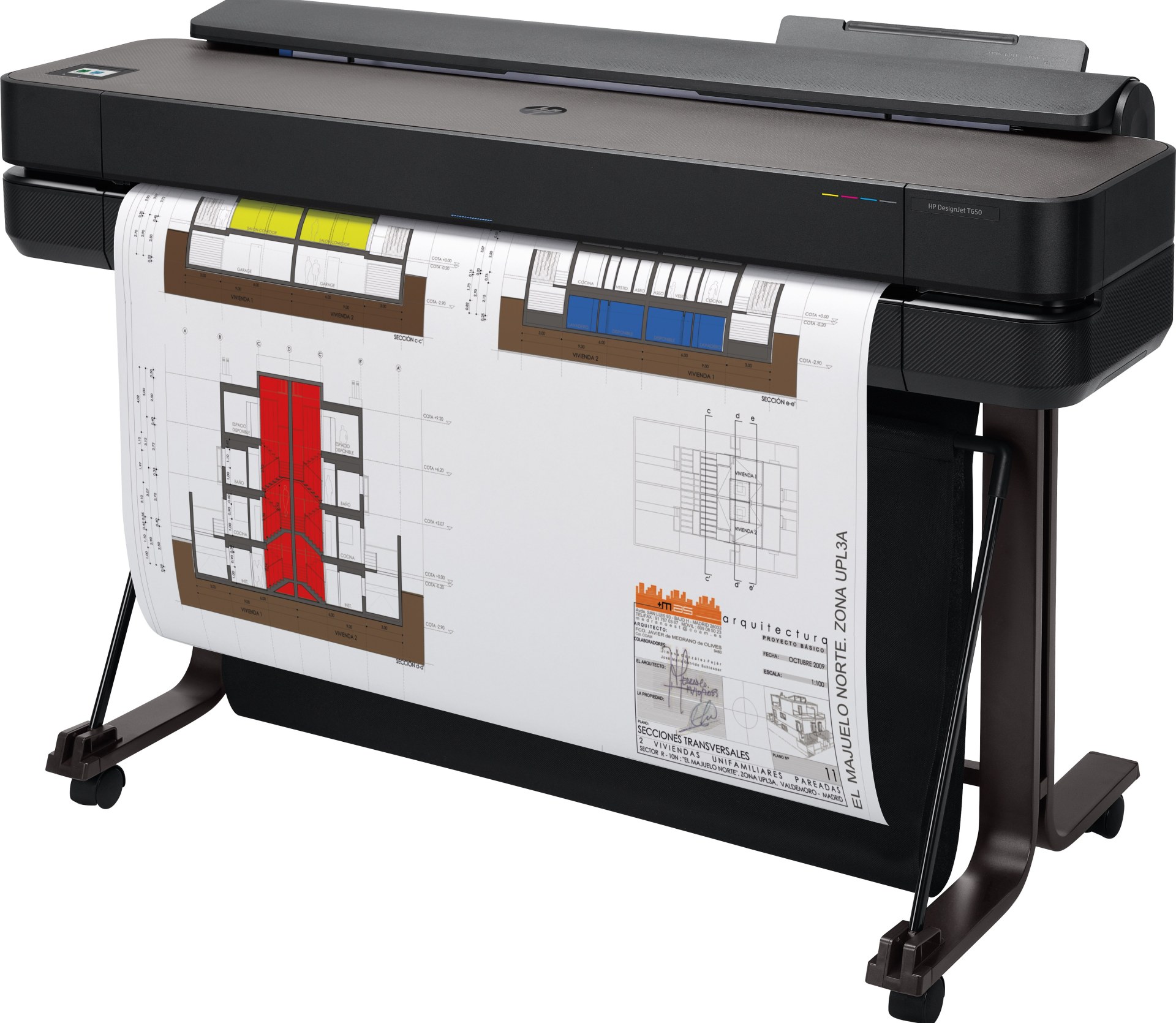 Plotter HP DESIGNJET T650 36IN – 2400 x 1200 DPI, 1024 MB, Inyección de tinta térmica