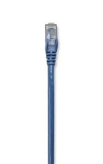 319775 Cable de red – Cat5e, UTP 3.0m color Azul; Contactos con baño de oro para una mejor conexión