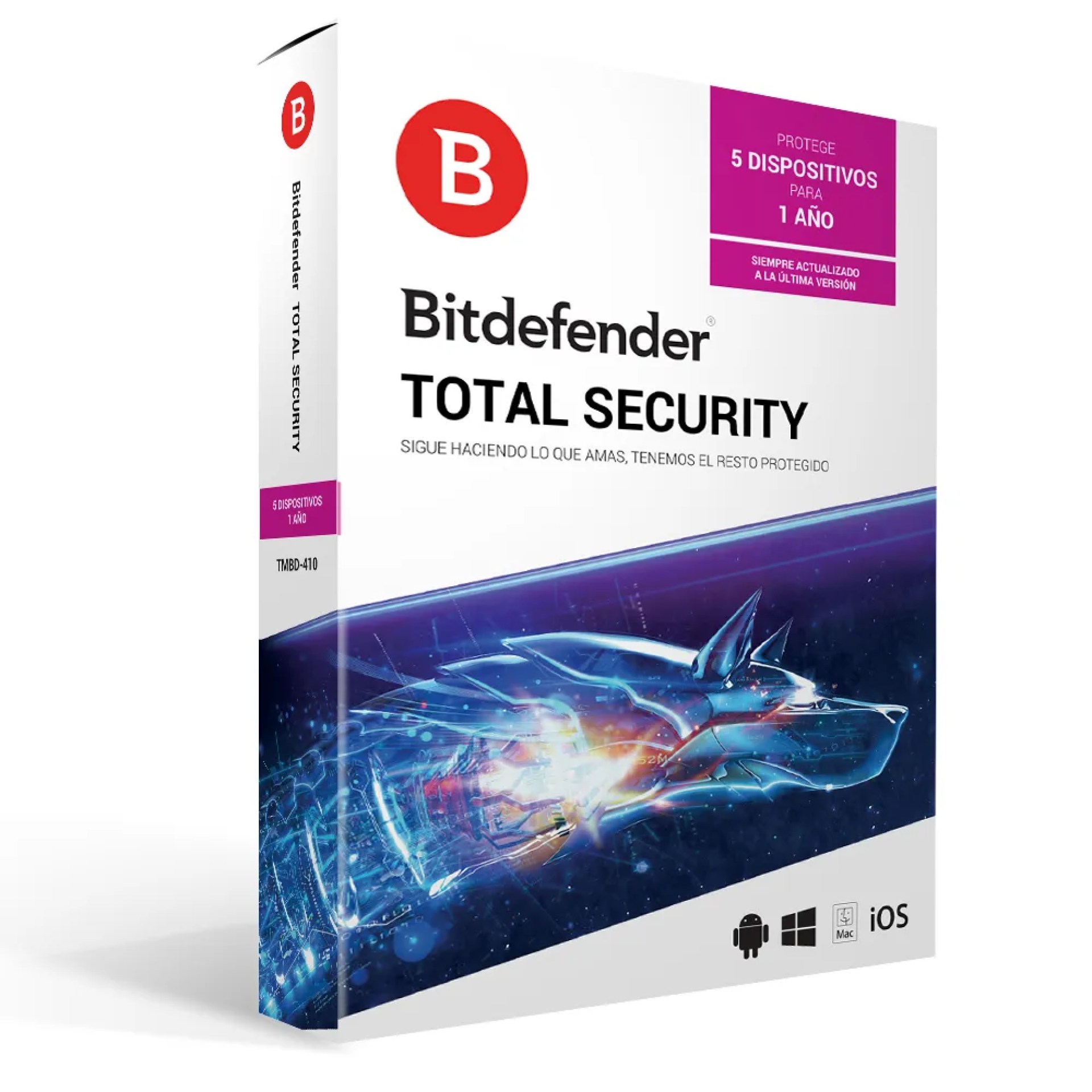 Antivirus BITDEFENDER TMBD-410 – 5 licencias, 1 Año(s)