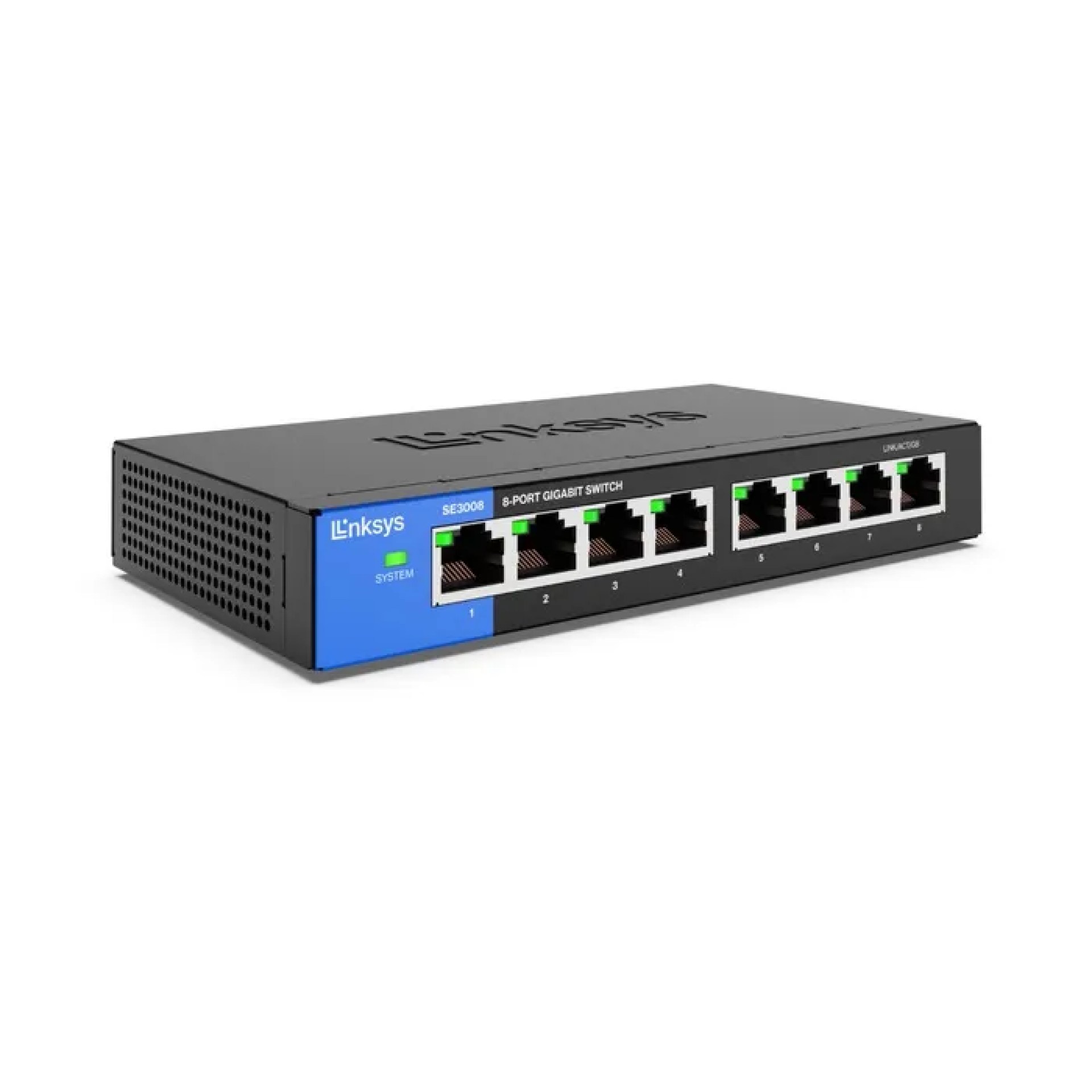 Switch Linksys SE3008 8 Puertos 10/100/1000 –
