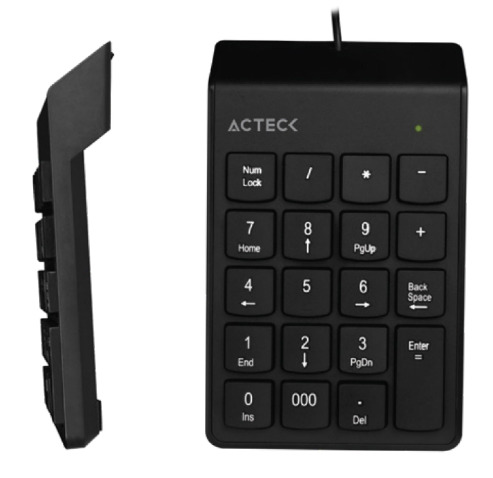 Teclado Numérico  ACTECK AC-932622 – USB, Numérico, Negro, Universal