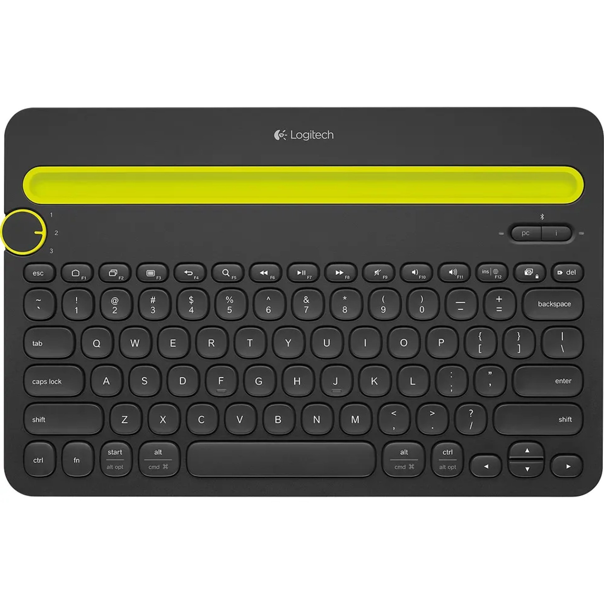 Teclado LOGITECH K480 – Negro, QWERTY, Inalámbrico, Bluetooth
