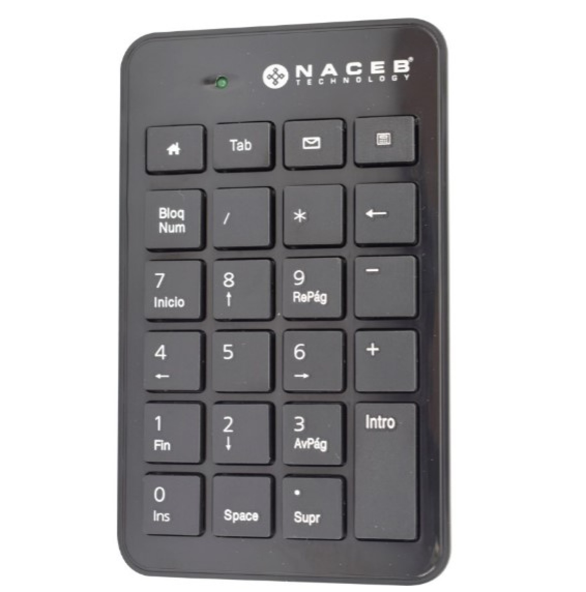 Teclado Numérico Naceb Technology NA-0104 – Numérico, Negro