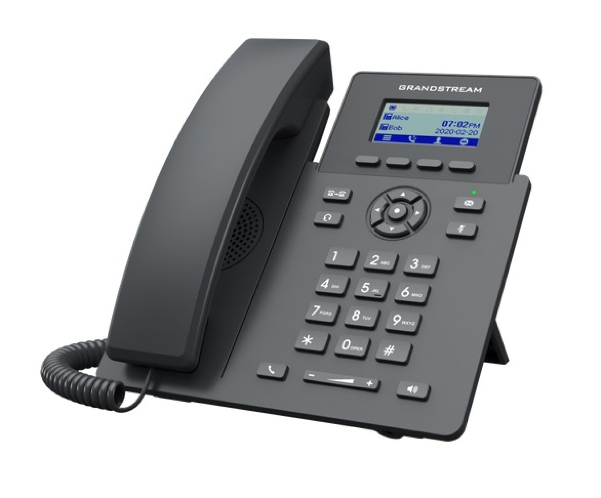 Teléfono IP de 2 líneas con 2 cuentas SIP – conferencia de 5 vías, Ethernet con Poe pero NO incluye su fuente de alimentación