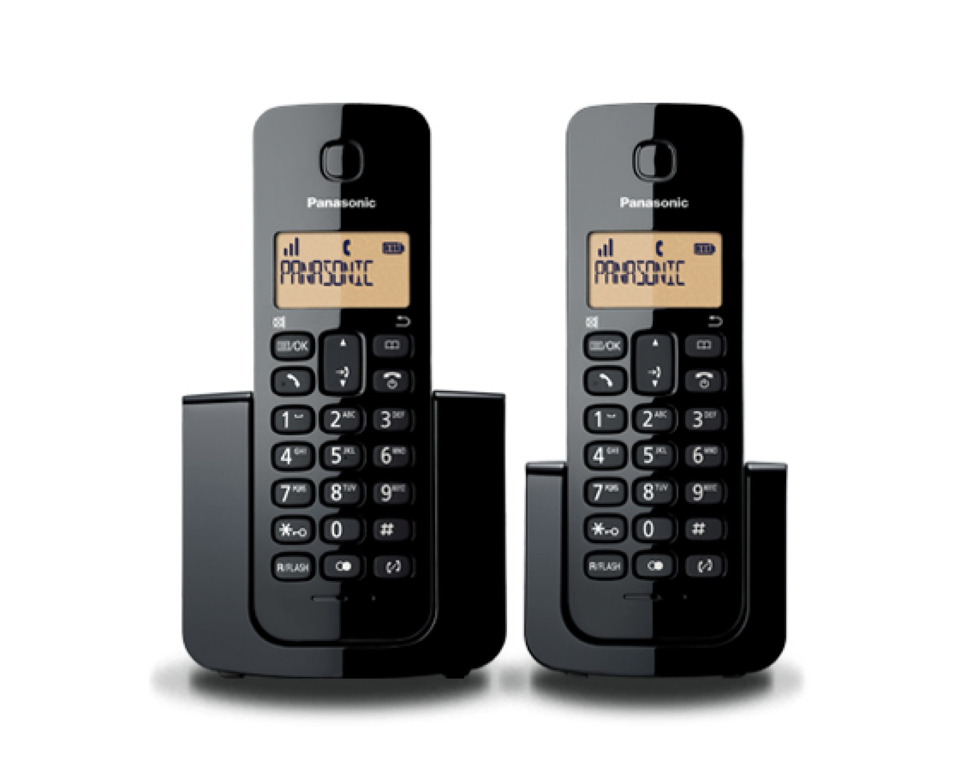 Teléfono Unilineal  PANASONIC KX-TGB112MEB – Negro, LCD